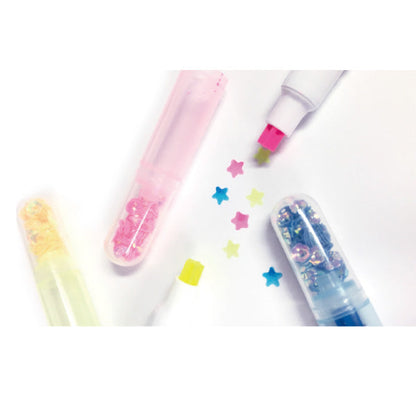 Star-shaped highlighter pen, 3 pieces