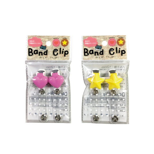 Band Clip Heart &amp; Star