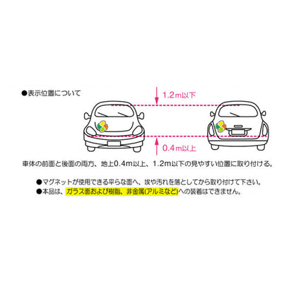 はってはがせるタイプ高齢者マーク1枚入り