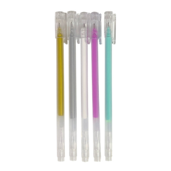 Fluorescent Gel Ink Ballpoint Pen - Urban Color / 5P