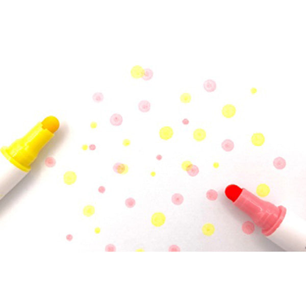 Pink & Yellow Color Dot Marker