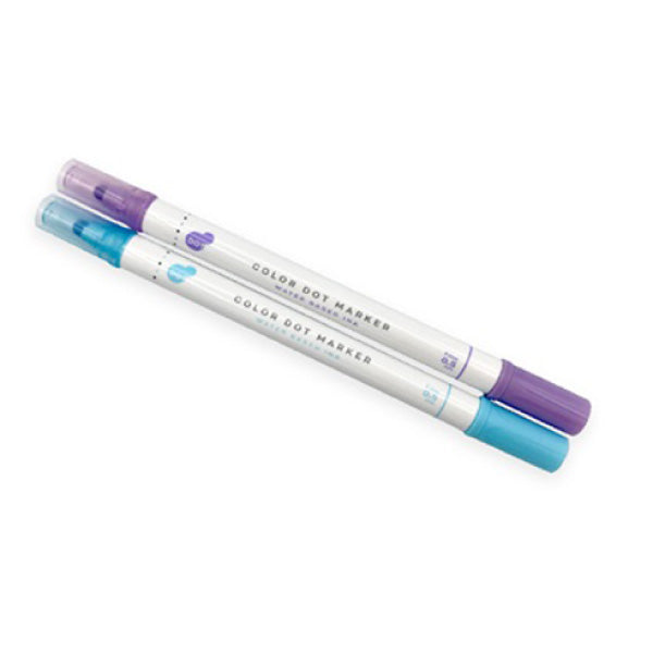 Blue & Violet Color Dot Marker