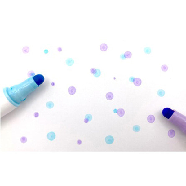 Color dot markers 2P (blue/violet)