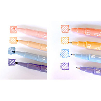 Oil-based twin-color marker 4P_C