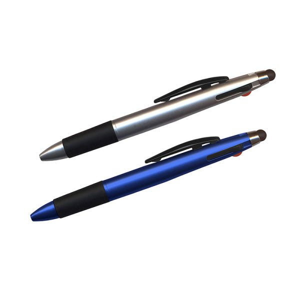 3-color oil-based ballpoint pen with touch pen