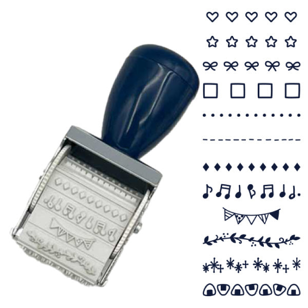 Design Roll Rubber Stamp (Decoration)