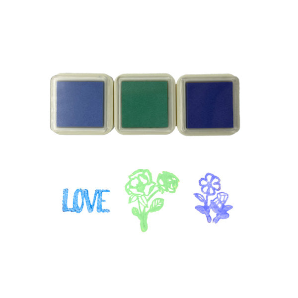 3-color stamp pad, Sky color