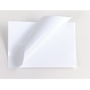 Glossy sticker paper, postcard size, pack of 10